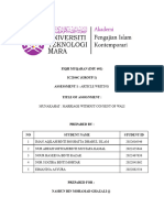 Assignment Imu601 (Group 1)