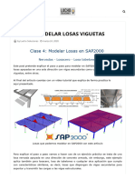 SAP2000 MODELAR LOSAS VIGUETAS - Lucho Soluciones