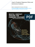 Digital Contact Tracing For Pandemic Response: Ethics and Governance Guidance., 978-1421440613