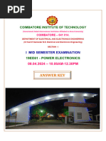 2023-24-Answer Key Cit-Eee-19ee61-Power Electronics-I Mid Semester Examination