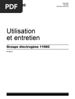 Utilisation Et Entretien: Groupe Électrogène 1106C