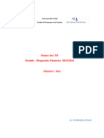 TD Diagnostic Financier BA 2023-2024