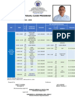 Individual Class Program