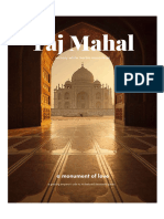 Project On Taj Mahal