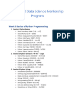 CampusX DSMP 2.0 Syllabus