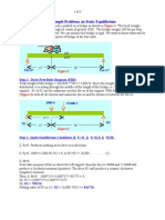 Example Problems On Static Equilibrium