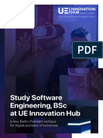 Software Engineering BSC - Innovation Hub Programme Flyer