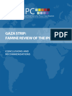 IPC Famine Review Report Gaza