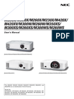 NEC M260XS Projector