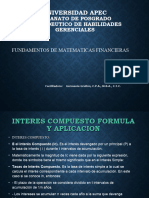 El Interes Compuesto y Anualidades