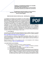 Edital PPGCPRI 01.2023. Selecao Discente Turma 2024