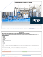 Purified Water System Qualification