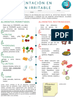 Alimentación en Colón Irritable