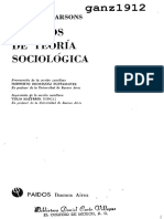 PARSONS, TALCOTT - Ensayos de Teoría Sociológica