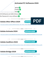 Adobe Pre-Activated Softwares 2024