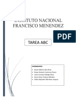 Instituto Nacional Francisco Menendez: Tarea Abc