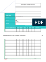 AA2 Formato Sugerido Programa y Plan Auditorias Excel