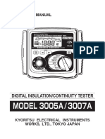 MODEL 3005A/3007A: Instruction Manual