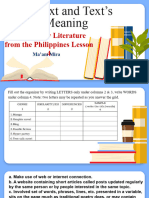 21st Century Literature Lesson 4 Students