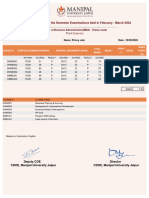 Marksheet Semester 3 SD 1051599