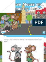 T T 5389 The Town Mouse and The Country Mouse Story Powerpoint Ver 3