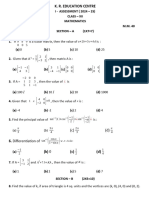 XII I Assessment