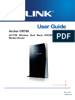 TP Link ARCHER CR 700 - Userguide