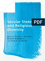 (Ethnicity and Democratic Governance Series) Bruce J. Berman - Rajeev Bhargava - Andre Laliberte - Secular States and Religious Diversity-UBC Press (2013)