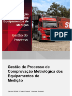 Gestão Do Processo de Comprovação Metrologica