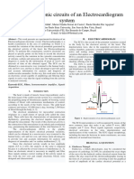 Study of Electronic Circuits of An Electrocardiogram System