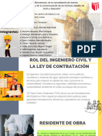 Rol Del Ingeniero Civil y Las Diferentes Ramas GRUPO 05