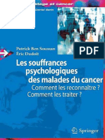 Les Souffrances Psychologiques Des Malades Du Cancer - Springer