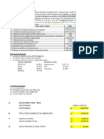 Tarea 1 - Estructura de Costos