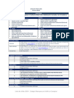 Lista de Utiles 1° Medio Manquecura Valle Lo Campino