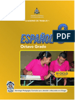 Cuaderno de Trabajo 1 Espanol 8 Grado