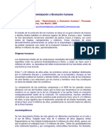 TEMA I.1. Netto, Ricardo Santiago. Hominización o Evolución Humana