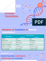 Chapter 12.2 Variation in Humans