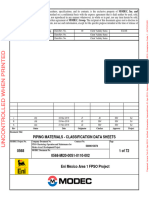 0568-MI20-00S1-0110-002 Rev C PIPING MATERIALS - CLASSIFICATION DATA SHEETS