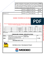 0568-Mi20-00s1-0120, Rev. C Pressure Vessel Specification