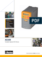 CATALOGO PARKER DRIVES AC650 - 650V - Series - Catalog