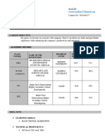 Ayushvaradhan Resume MBA