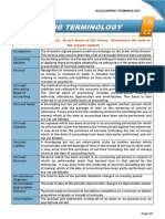 Accounting Terminology