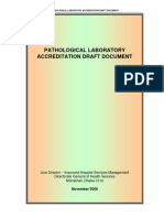 Pathological Laborotory Accreditation Draft Document