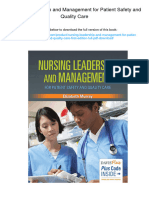 Nursing Leadership and Management For Patient Safety and Quality Care. ISBN 0803630212, 978-0803630215