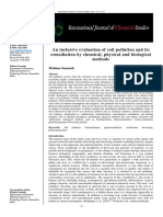 An Inclusive Evaluation of Soil Pollution and It's Remediation by Chemical, Physical and Biological Methods