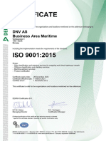 Maritime ISO 9001 Certificate