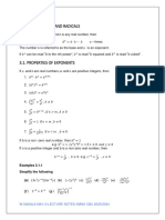 Unit3 Exponents and Radicals