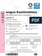 Proficiency AA120 Reading and Use of English