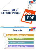 Chapter 3 - Export Price