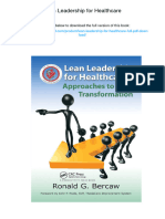 Lean Leadership For Healthcare. ISBN 1466515546, 978-1466515543